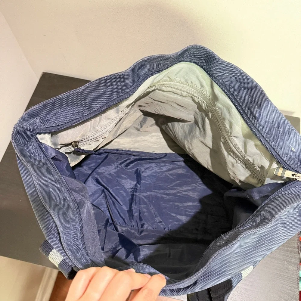 Polo Sport Ralph Lauren Navy Canvas Travel Weekend Tote Bag Vintage Blue